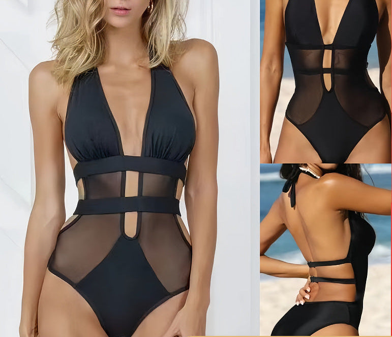 2025 Hot-Selling Style Hollow-Out One-Piece Bikini – Sexy & Trendy Swimwear